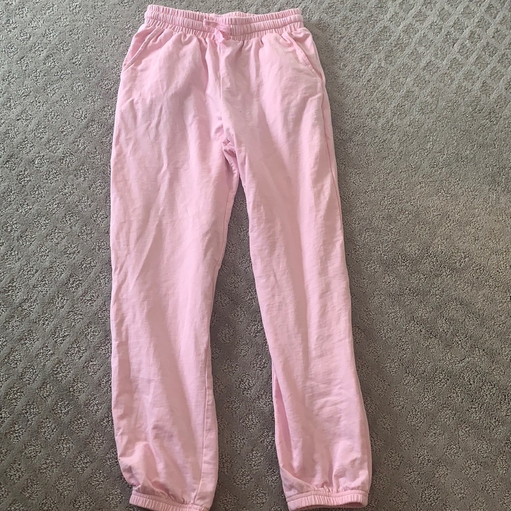 pink joggers from shein